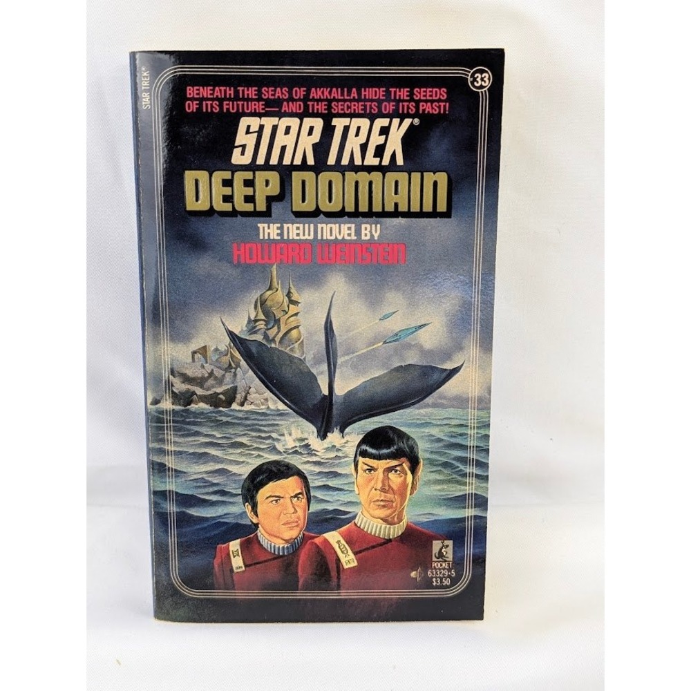 Pocket Books Star Trek Book Deep Domain 33 Howard Weinstein 1987